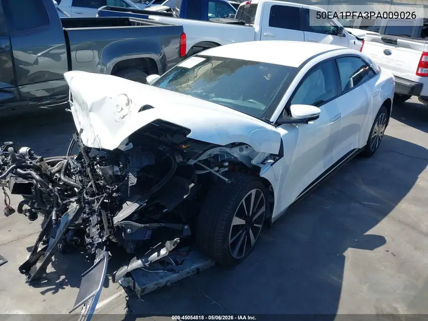 2023 Lucid Air Pure VIN: 50EA1PFA3PA009026 Lot: 45054818