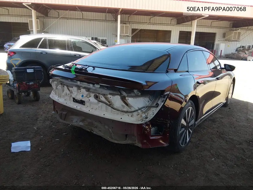2023 Lucid Air Pure VIN: 50EA1PFA9PA007068 Lot: 45206716