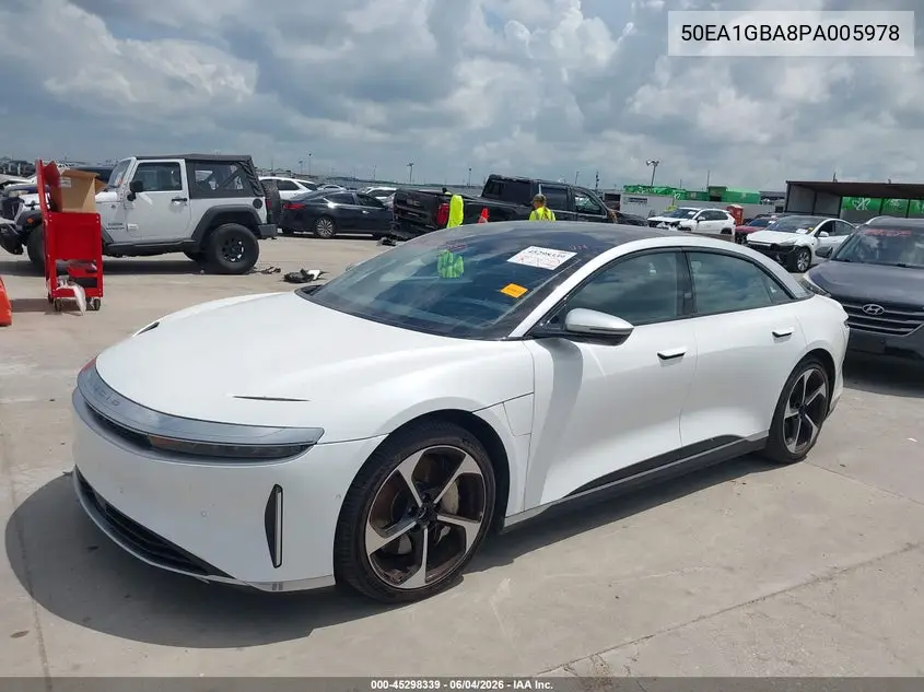 2023 Lucid Air Grand Touring VIN: 50EA1GBA8PA005978 Lot: 45298339