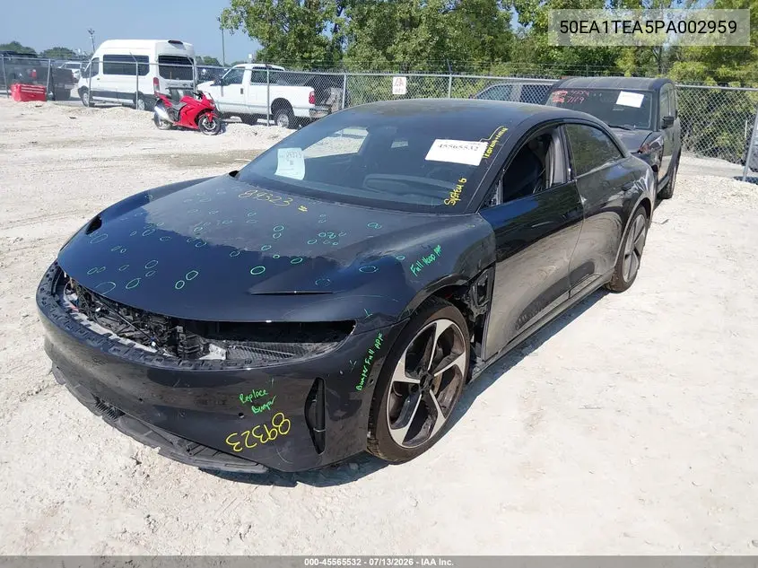 2023 Lucid Air Touring VIN: 50EA1TEA5PA002959 Lot: 45565532
