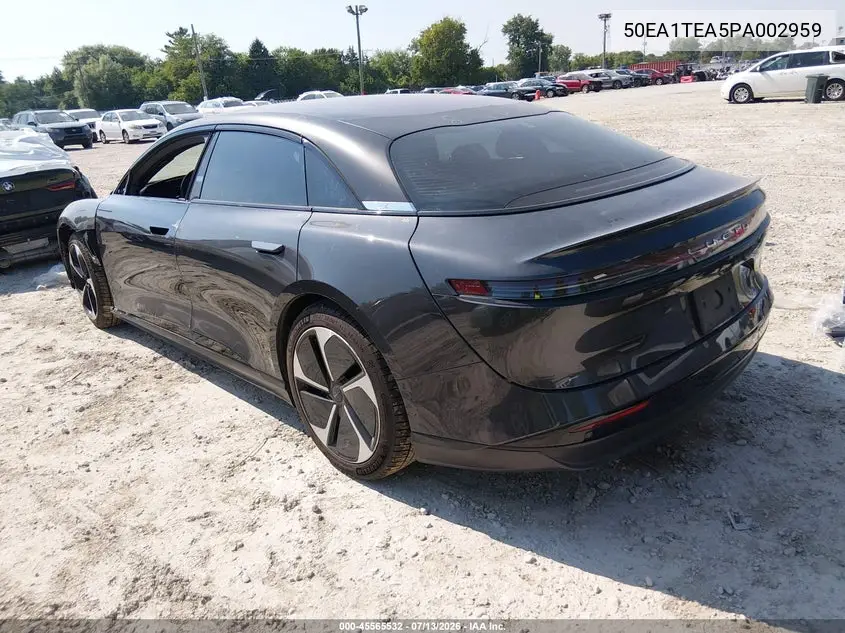2023 Lucid Air Touring VIN: 50EA1TEA5PA002959 Lot: 45565532