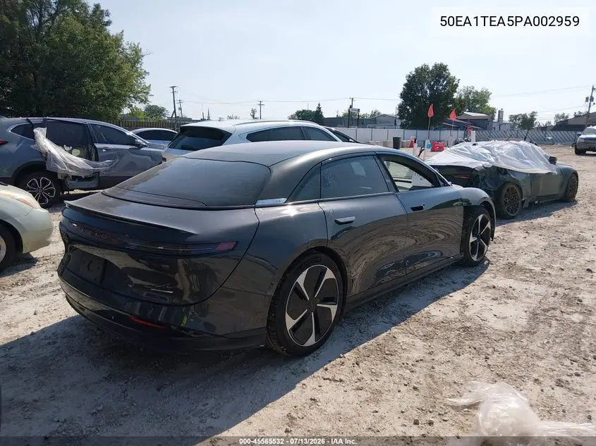 2023 Lucid Air Touring VIN: 50EA1TEA5PA002959 Lot: 45565532