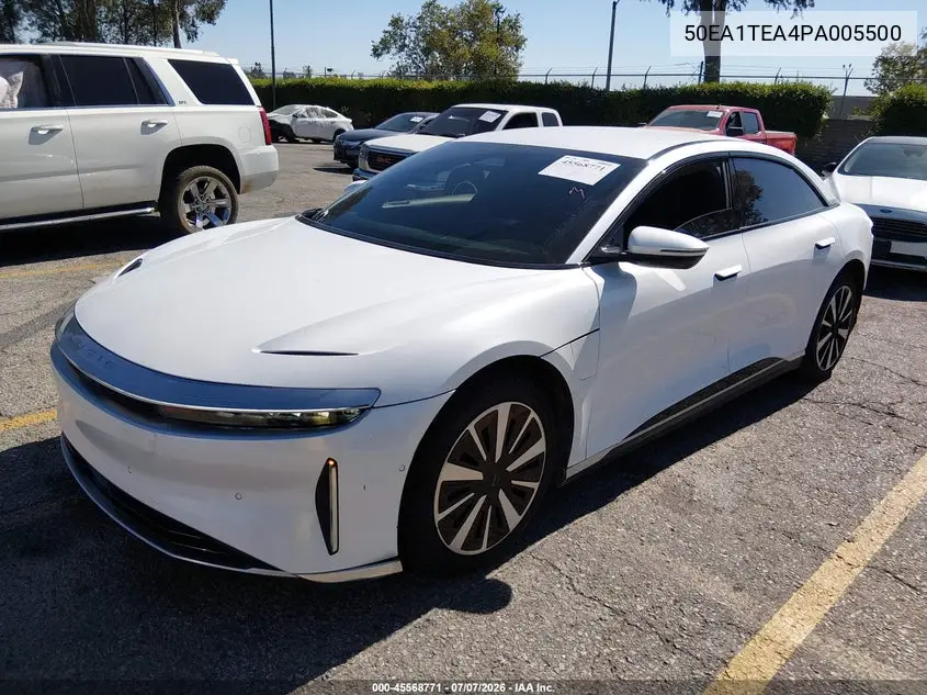 2023 Lucid Air Touring VIN: 50EA1TEA4PA005500 Lot: 45568771