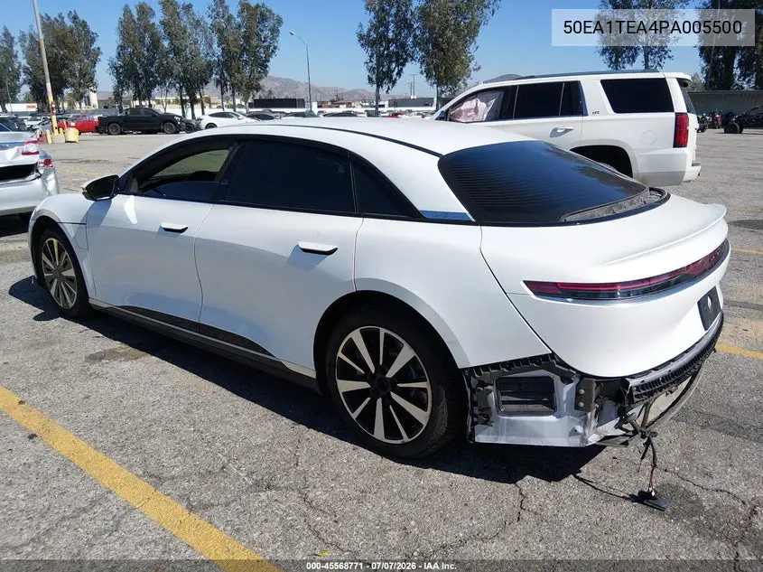 2023 Lucid Air Touring VIN: 50EA1TEA4PA005500 Lot: 45568771