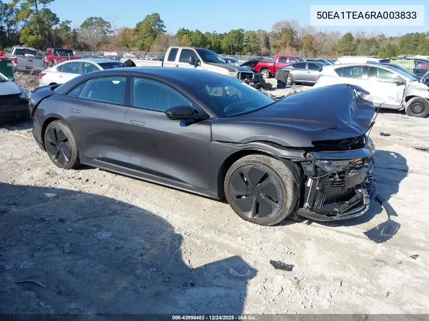 2024 Lucid Air Touring VIN: 50EA1TEA6RA003833 Lot: 43998483