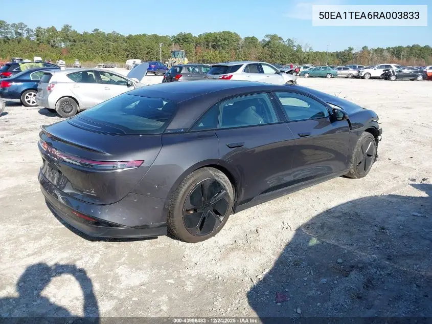 2024 Lucid Air Touring VIN: 50EA1TEA6RA003833 Lot: 43998483
