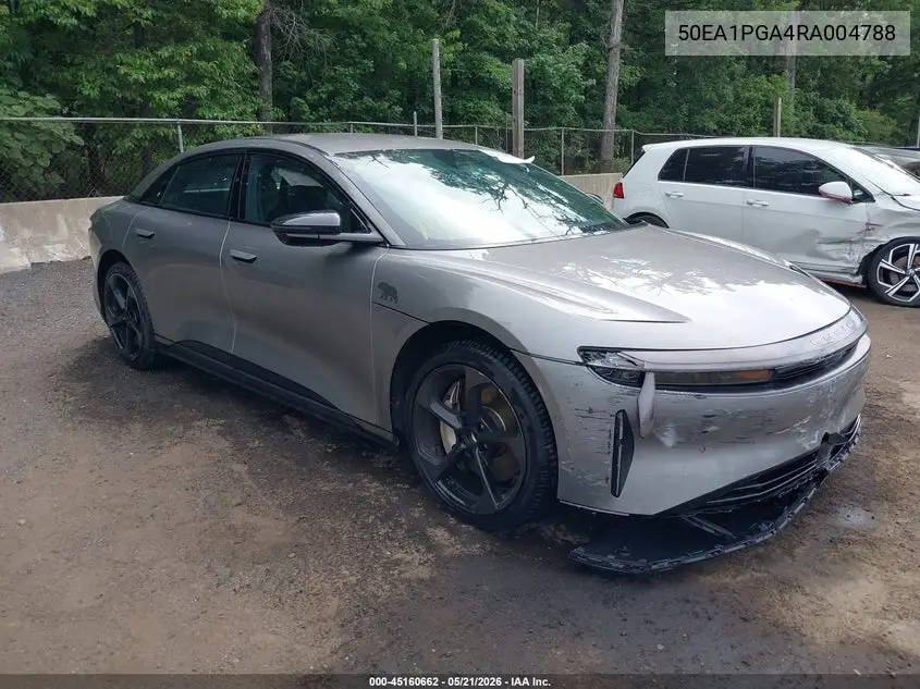 2024 Lucid Air Pure VIN: 50EA1PGA4RA004788 Lot: 45160662