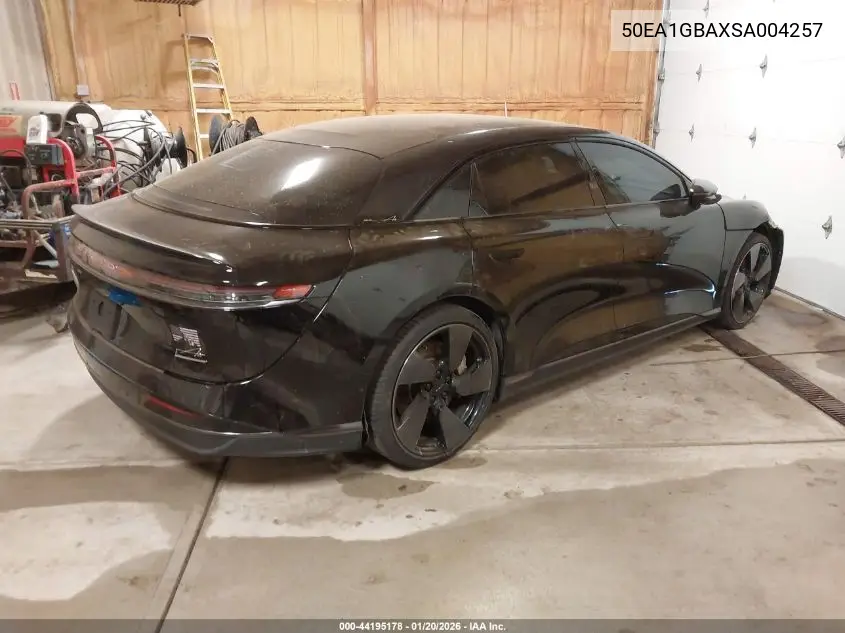 2025 Lucid Air Grand Touring VIN: 50EA1GBAXSA004257 Lot: 44195178