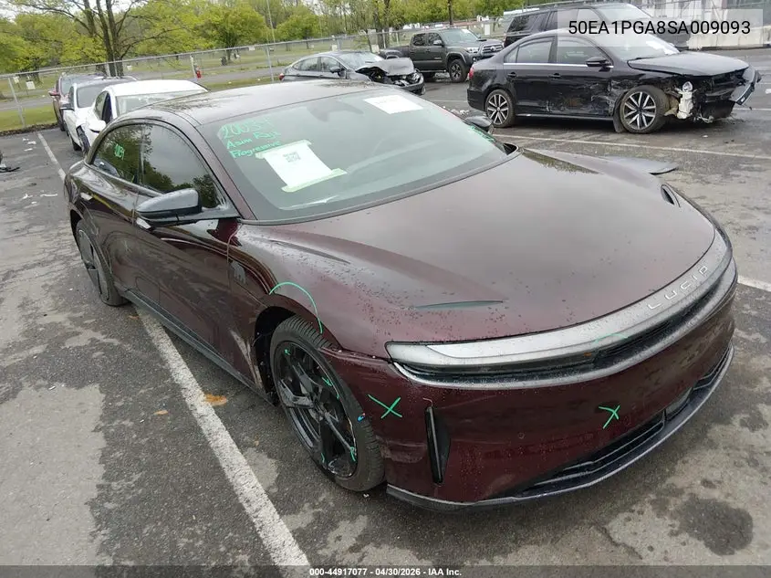 2025 Lucid Air Pure VIN: 50EA1PGA8SA009093 Lot: 44917077