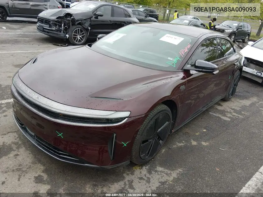 2025 Lucid Air Pure VIN: 50EA1PGA8SA009093 Lot: 44917077