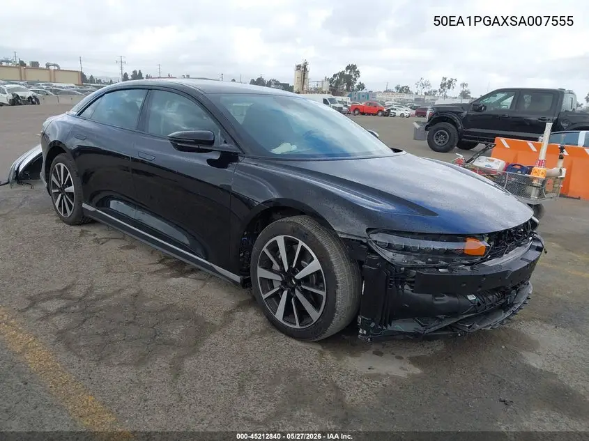 2025 Lucid Air Pure VIN: 50EA1PGAXSA007555 Lot: 45212840