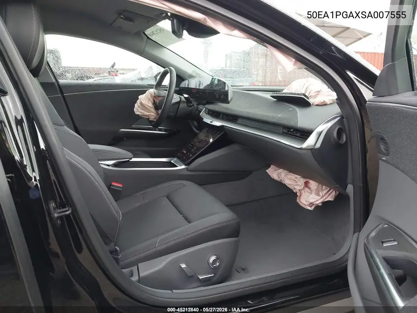 2025 Lucid Air Pure VIN: 50EA1PGAXSA007555 Lot: 45212840