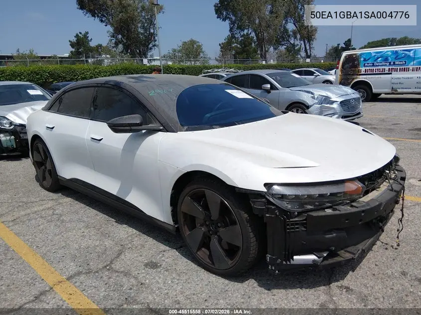 2025 Lucid Air Grand Touring VIN: 50EA1GBA1SA004776 Lot: 45515558
