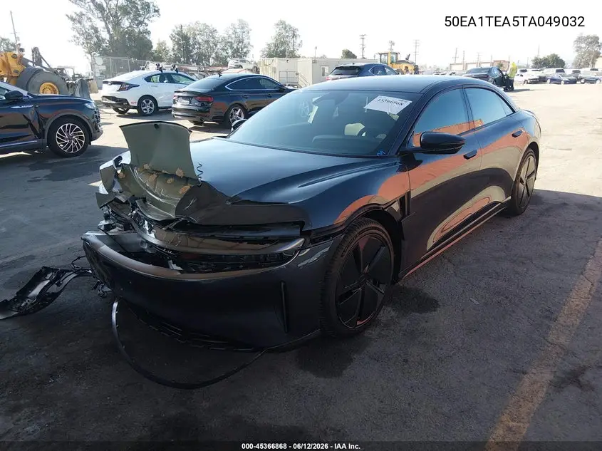 2026 Lucid Air Touring VIN: 50EA1TEA5TA049032 Lot: 45366868