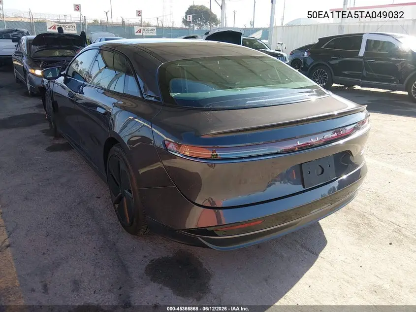 2026 Lucid Air Touring VIN: 50EA1TEA5TA049032 Lot: 45366868