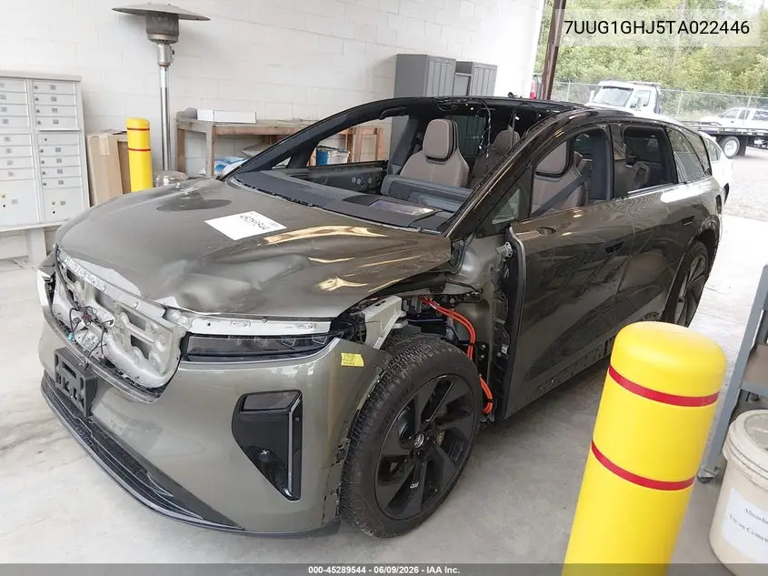 2026 Lucid Gravity Grand Touring VIN: 7UUG1GHJ5TA022446 Lot: 45289544