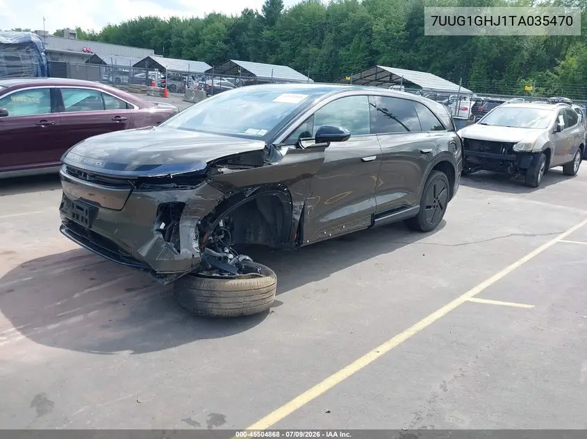 2026 Lucid Gravity Grand Touring VIN: 7UUG1GHJ1TA035470 Lot: 45504868
