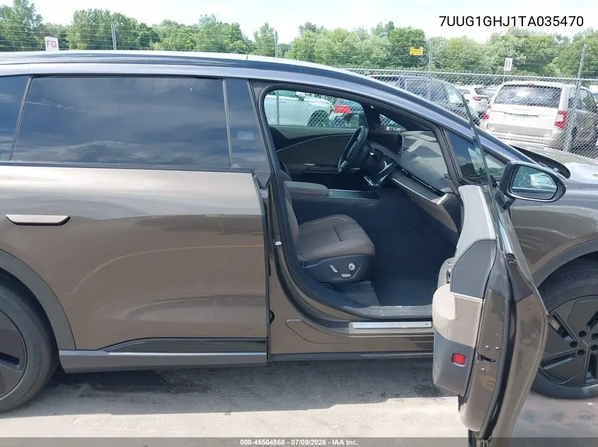 2026 Lucid Gravity Grand Touring VIN: 7UUG1GHJ1TA035470 Lot: 45504868