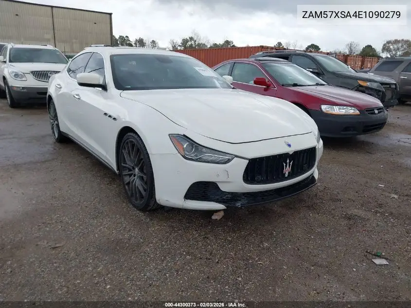 2014 Maserati Ghibli VIN: ZAM57XSA4E1090279 Lot: 44300373