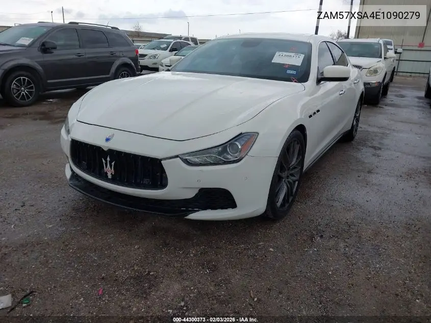 2014 Maserati Ghibli VIN: ZAM57XSA4E1090279 Lot: 44300373