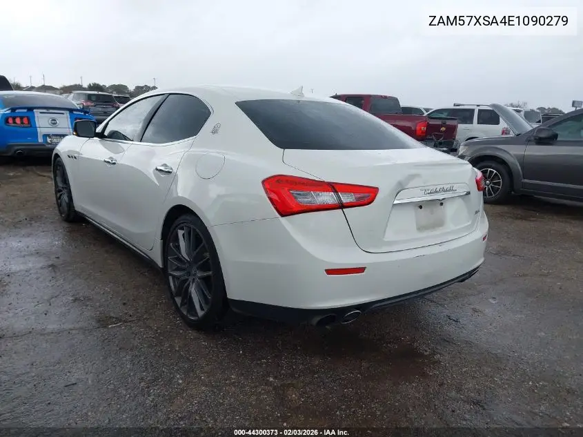 2014 Maserati Ghibli VIN: ZAM57XSA4E1090279 Lot: 44300373