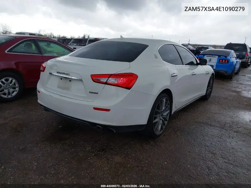 2014 Maserati Ghibli VIN: ZAM57XSA4E1090279 Lot: 44300373