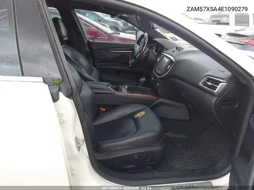 2014 Maserati Ghibli VIN: ZAM57XSA4E1090279 Lot: 44300373