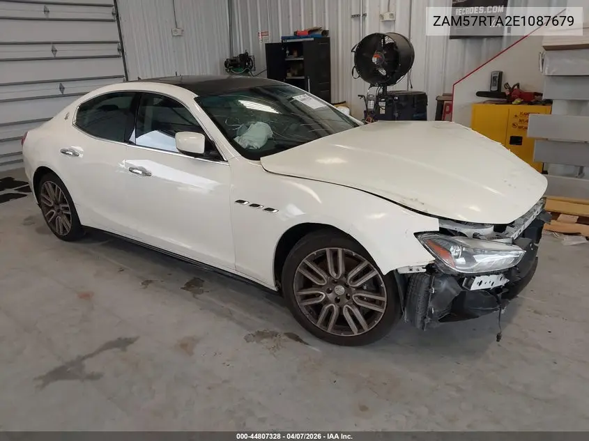2014 Maserati Ghibli S Q4 VIN: ZAM57RTA2E1087679 Lot: 44807328