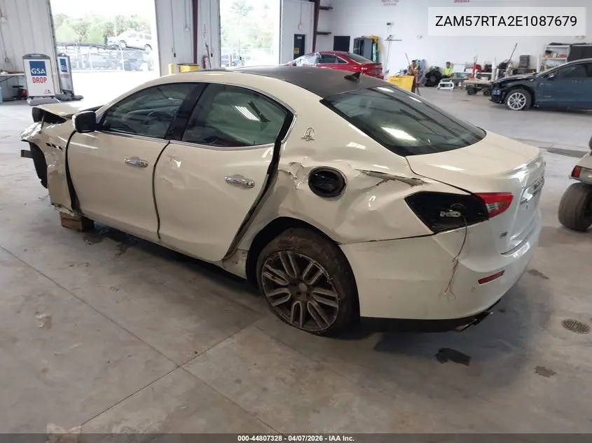 2014 Maserati Ghibli S Q4 VIN: ZAM57RTA2E1087679 Lot: 44807328