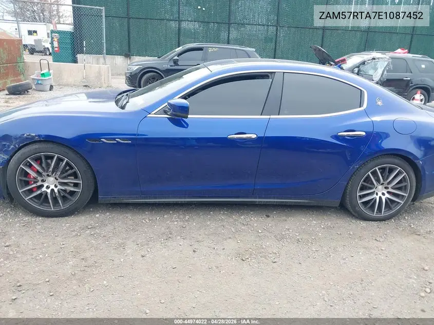 2014 Maserati Ghibli S Q4 VIN: ZAM57RTA7E1087452 Lot: 44974022