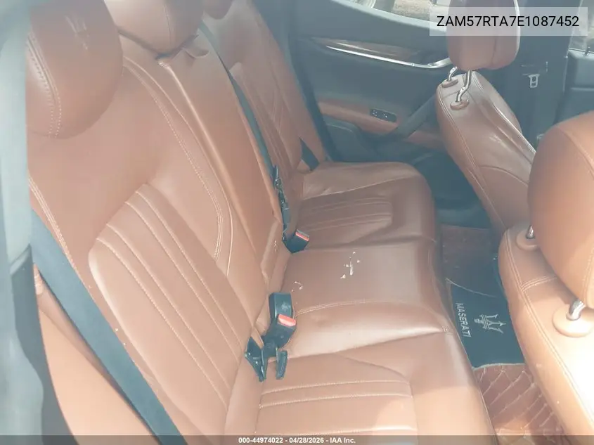 2014 Maserati Ghibli S Q4 VIN: ZAM57RTA7E1087452 Lot: 44974022