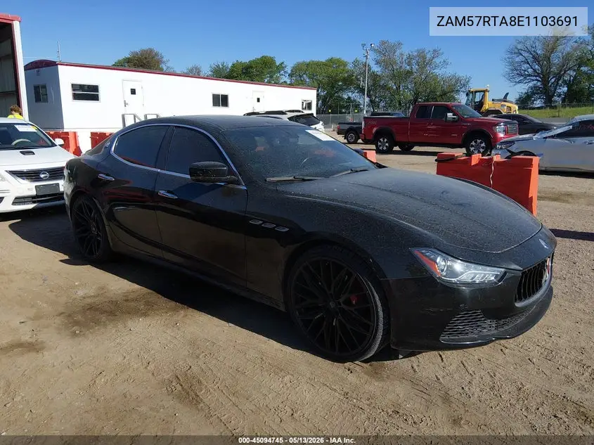 2014 Maserati Ghibli S Q4 VIN: ZAM57RTA8E1103691 Lot: 45094745