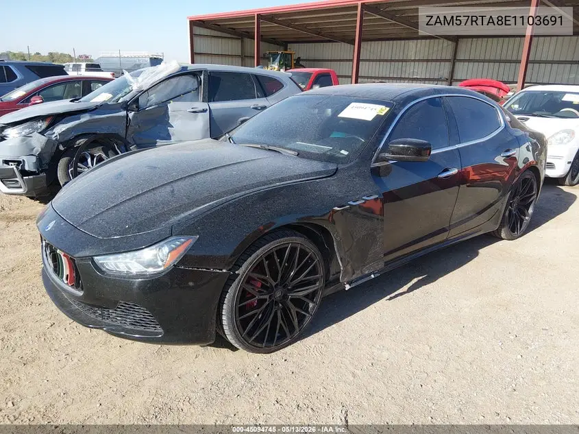 2014 Maserati Ghibli S Q4 VIN: ZAM57RTA8E1103691 Lot: 45094745