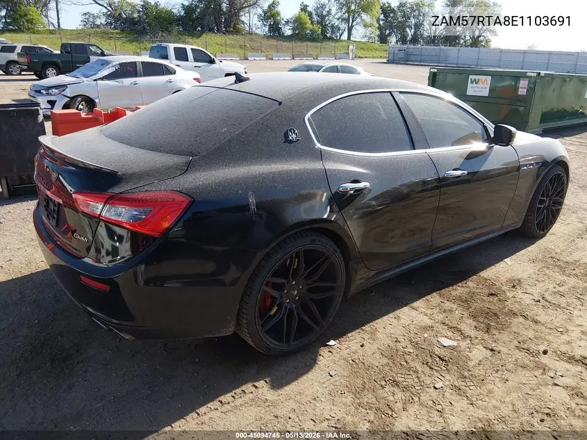 2014 Maserati Ghibli S Q4 VIN: ZAM57RTA8E1103691 Lot: 45094745
