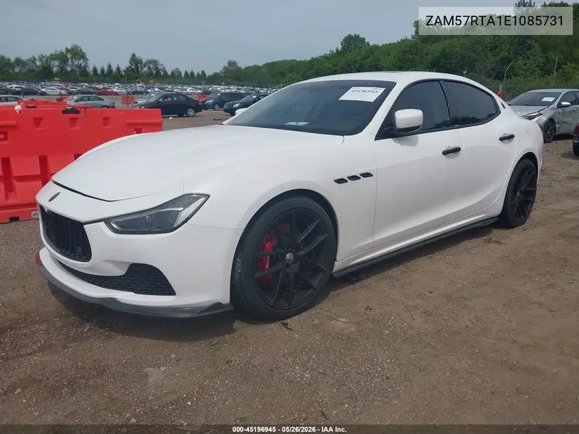 2014 Maserati Ghibli S Q4 VIN: ZAM57RTA1E1085731 Lot: 45196945