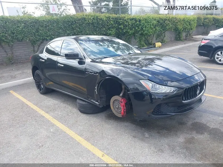 2014 Maserati Ghibli S Q4 VIN: ZAM57RTA5E1096375 Lot: 45225384