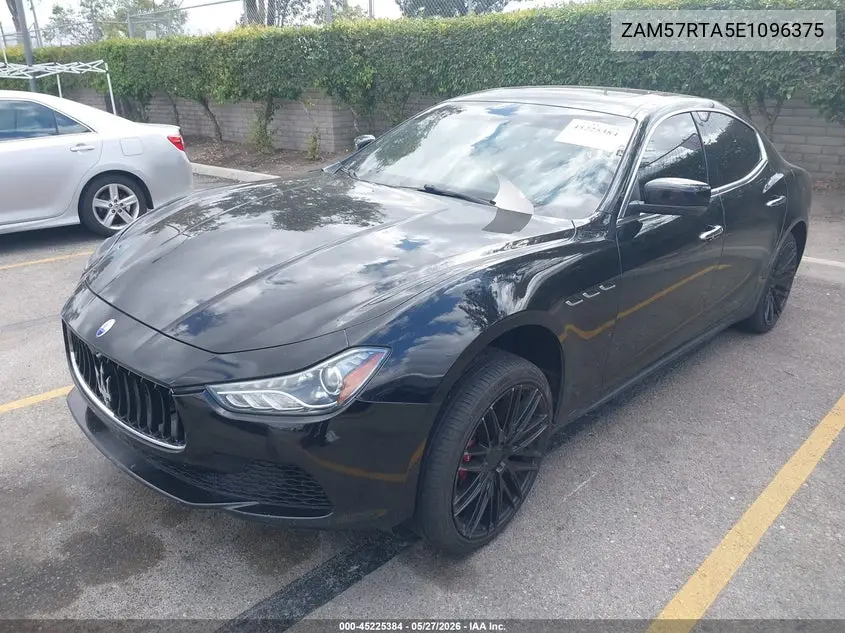 2014 Maserati Ghibli S Q4 VIN: ZAM57RTA5E1096375 Lot: 45225384