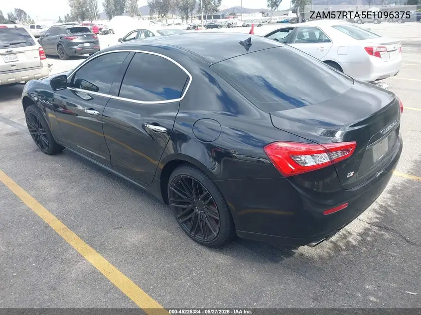2014 Maserati Ghibli S Q4 VIN: ZAM57RTA5E1096375 Lot: 45225384