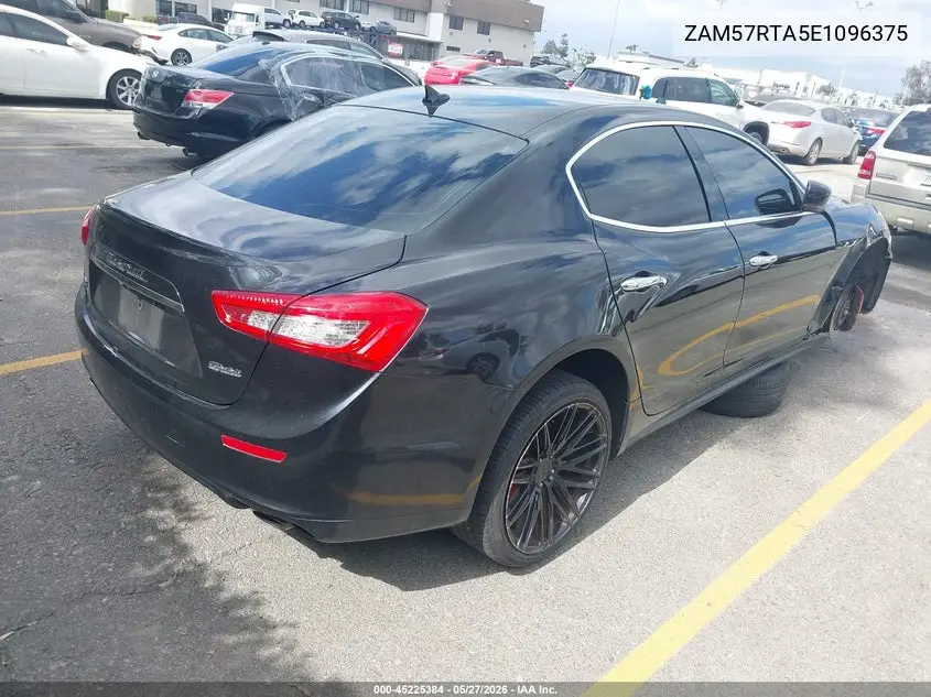 2014 Maserati Ghibli S Q4 VIN: ZAM57RTA5E1096375 Lot: 45225384