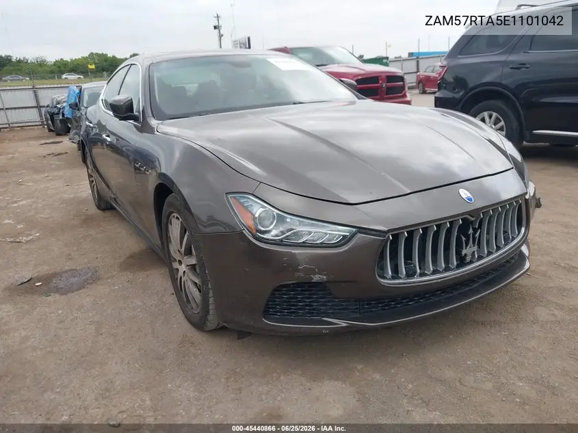 2014 Maserati Ghibli S Q4 VIN: ZAM57RTA5E1101042 Lot: 45440866