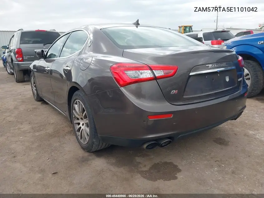 2014 Maserati Ghibli S Q4 VIN: ZAM57RTA5E1101042 Lot: 45440866