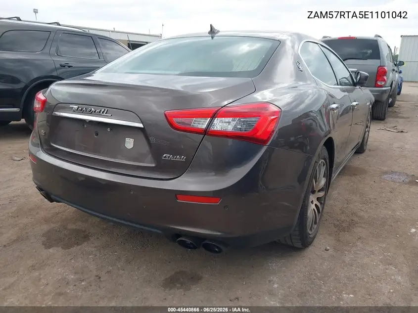 2014 Maserati Ghibli S Q4 VIN: ZAM57RTA5E1101042 Lot: 45440866