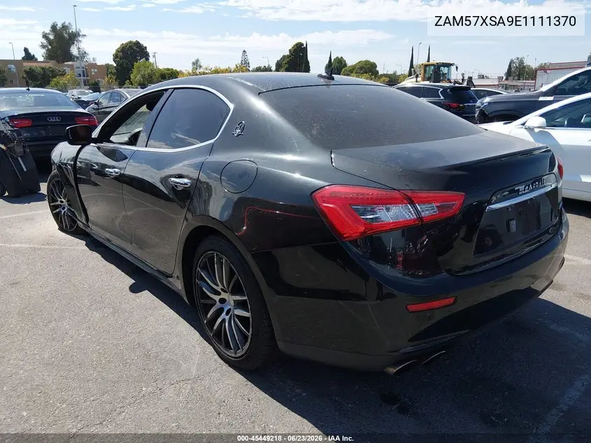 2014 Maserati Ghibli VIN: ZAM57XSA9E1111370 Lot: 45449218