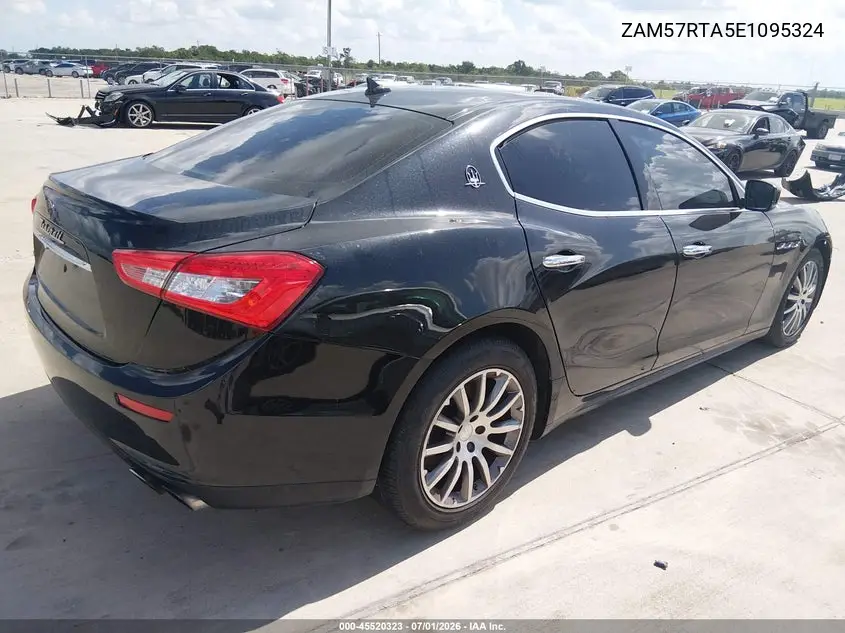 2014 Maserati Ghibli S Q4 VIN: ZAM57RTA5E1095324 Lot: 45520323