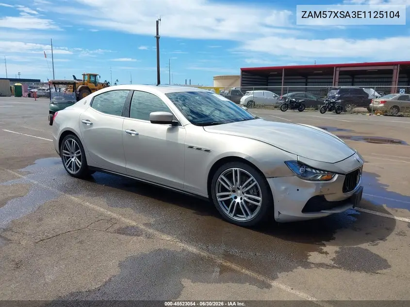 2014 Maserati Ghibli VIN: ZAM57XSA3E1125104 Lot: 45523054