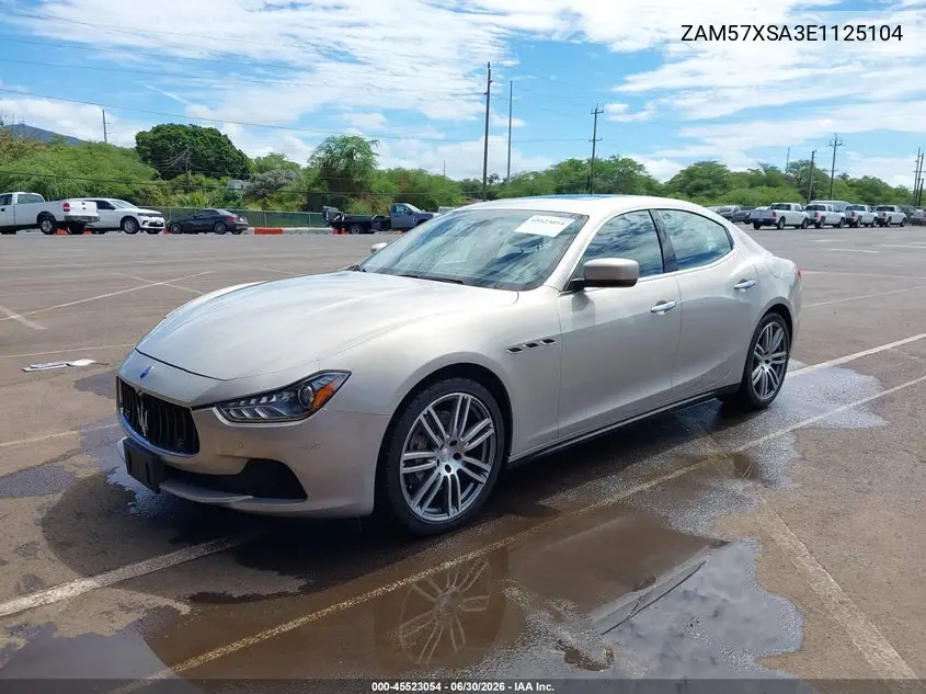 2014 Maserati Ghibli VIN: ZAM57XSA3E1125104 Lot: 45523054