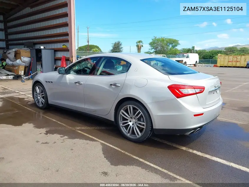 2014 Maserati Ghibli VIN: ZAM57XSA3E1125104 Lot: 45523054