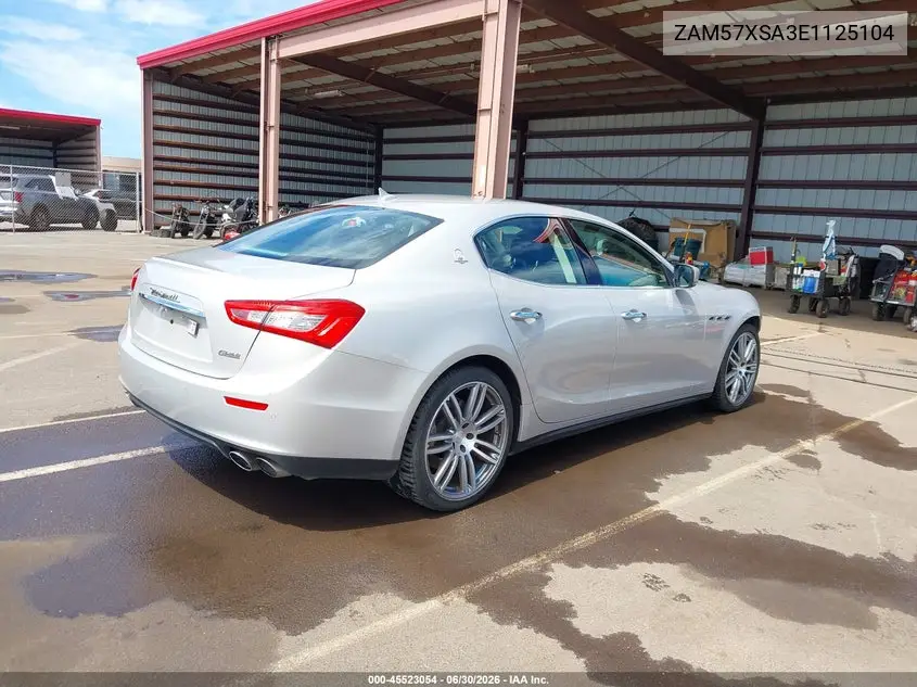 2014 Maserati Ghibli VIN: ZAM57XSA3E1125104 Lot: 45523054