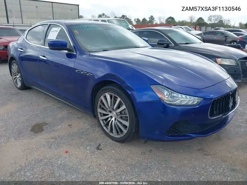 2015 Maserati Ghibli VIN: ZAM57XSA3F1130546 Lot: 44487096