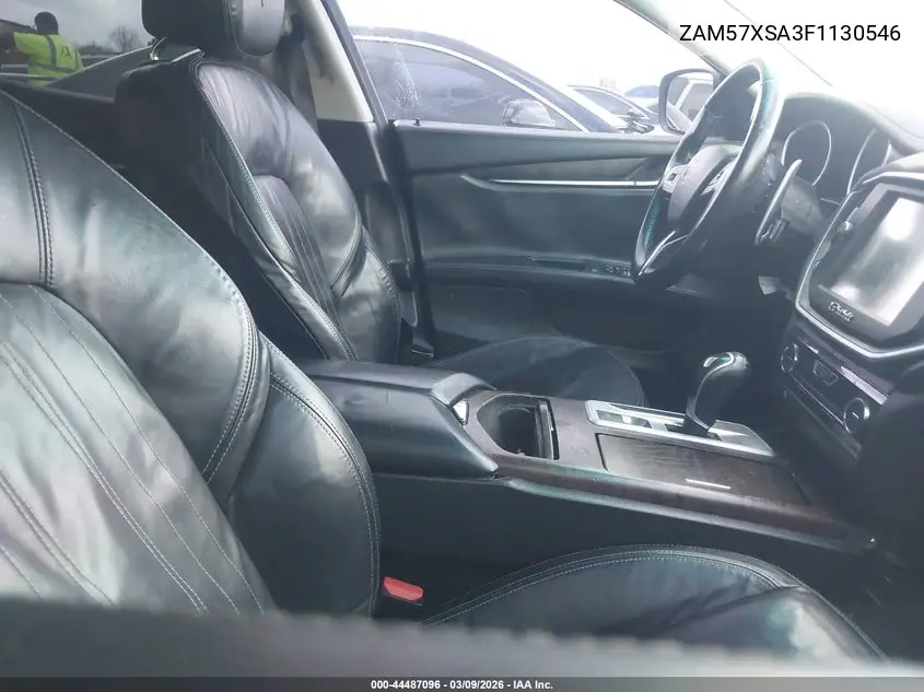 2015 Maserati Ghibli VIN: ZAM57XSA3F1130546 Lot: 44487096
